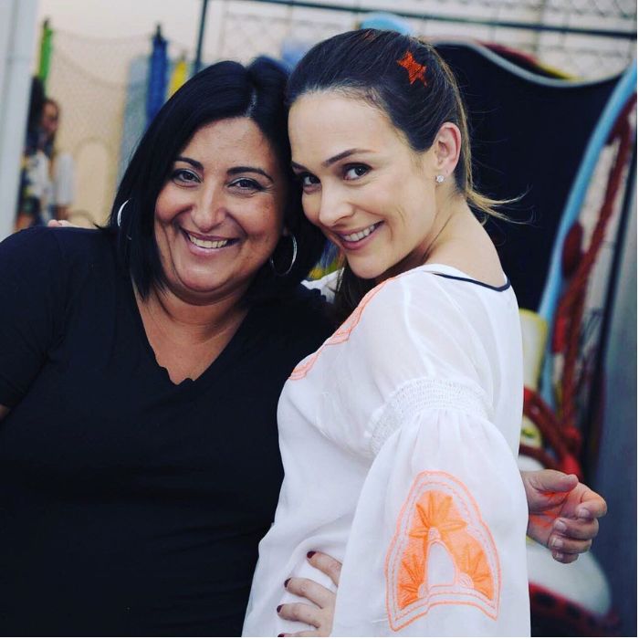 Gabriela Duarte contratou o camarim para a festa da sua filha Manu Duarte.