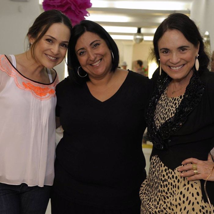 Gabriela Duarte e Regina Duarte - participa��o em evento atendido.